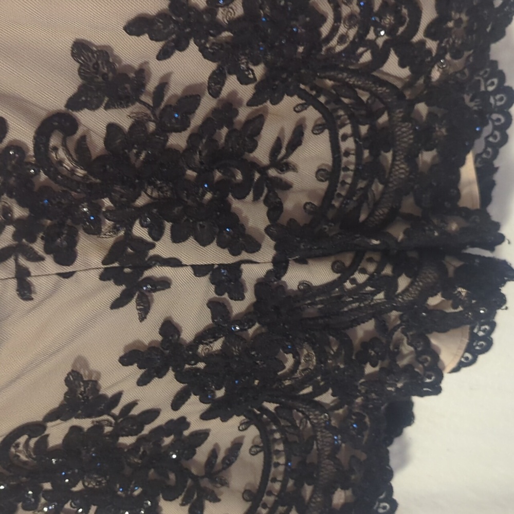 Alice & Olivia sequin embroidered mesh shorts - Picture 4 of 12